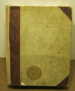 Calendar of Wills County Clerk At Albany NY 1626-1836 EX RARE Only 100 Copies! - Picture 1 of 6