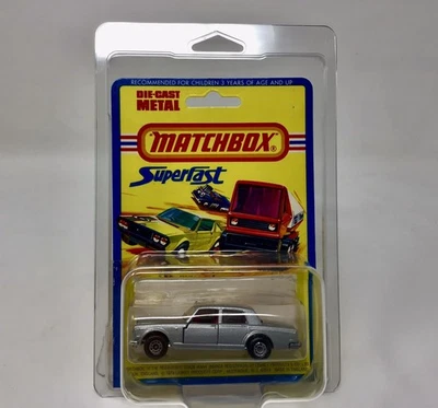 Hermosa caja de fósforos 1976 superrápida * No 39 Rolls Royce Silver Shadow ~ Sin usar, en caja Foto 1 de 4