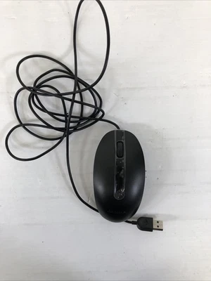 Lenovo Black LXH-EMS-10ZA USB Wired Wheel Mouse - Image 1 of 4