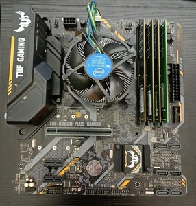 CPU PROCESSORE INTEL CORE i7-8700 + SCHEDA MADRE ASUS PRIME B360M-PLUS+RAM 32 GB - Foto 1 di 4