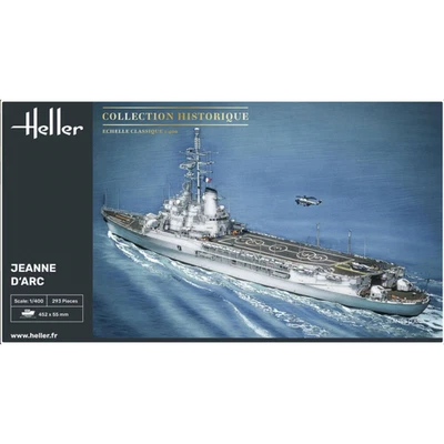 Maquette Porte-hélicoptères Jeanne D'arc |heller|81034| 1:400 Maquette Char Prom - Photo 1/4