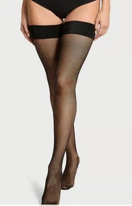 Victoria's Secret SEHR SEXY Netz-Strümpfe XL neu mit Etikett schwarz Ausgehen Club - Bild 1 von 4
