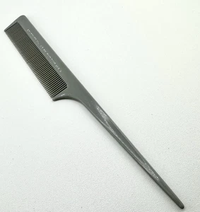 Pettine nylon Dupont vintage coda di ratto nero - Foto 1 di 4