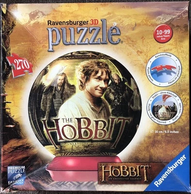 The Hobbit | Unexpected Journey | 3D Puzzle Ball | Ravensburger (270 Pieces) - Image 1 of 3