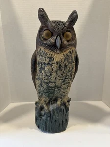 Vintage Dalen Products Blow Mold Owl Decoy Bird Deterrent Made in USA - Picture 1 of 12
