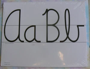 LWT CURSIVE Alphabet Cards 8.5"x11" Learning without Tears Brand New,Sealed HWT - Imagen 1 de 2