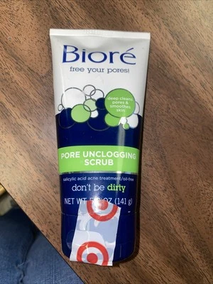 Bioré Pore Unclogging Scrub, Removes Excess Dirt and Oils, Face Scrub, with - Image 1 of 2