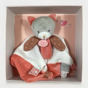 Doudou Et Compagnie Paris weiche Plüsch Kätzchen Katze Sicherheitsdecke Baby Lovey Neu im Karton - Bild 1 von 10