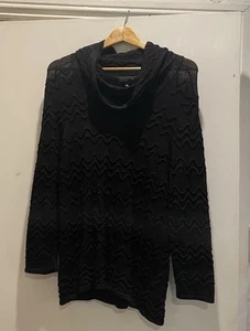 Jones New York Collection Cowl Neck Cable Knit Jumper - Size M - Picture 1 of 6