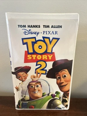 Toy Story 2 VHS 1999 Disney Pixar Clamshell NICE 19947 Inserts - Image 1 of 4