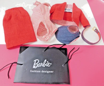 Muñeca Barbie Vintage Mattel Reproducción Firma Busy Gal Conjunto Sin Zapatos Foto 1 de 4