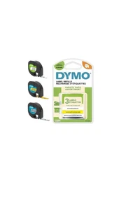 Set of 3 DYMO LT tapes paper, plastic, metalized 12mm / 4m /T2UK - Picture 1 of 1