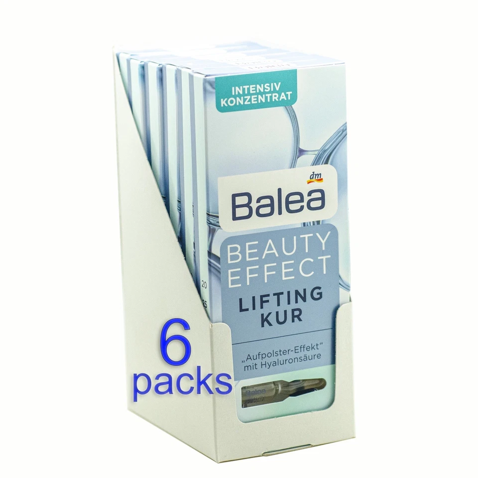 2x Balea Beauty Effect Lifting Kur Intensive Skin Treatment Hyaluronic Acid