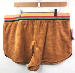 Wild Fable Women's Mid-Rise Velour Track Shorts 70s Retro Size XL - Picture 1 of 5