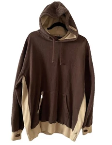 Sudadera con Capucha SeedleSs Organics Co Rara De Colección XL Cáñamo Y2k 420 Marrón Canguro Patinador Desteñido - Imagen 1 de 12