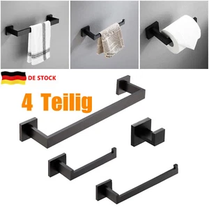 4er Set Bad Hardware Handtuchhalter 304 Edelstahl Wc Papier Halter Wandhaken DE - Bild 1 von 11