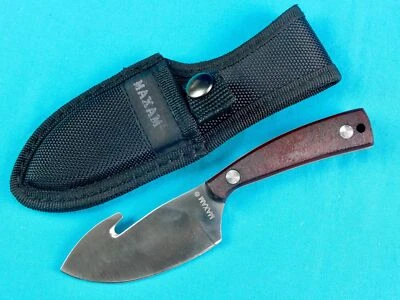 Cuchillo gancho de caza Maxam Skinner con funda Foto 1 de 4