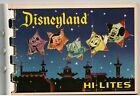 Early Vintage Disneyland 1960S Hi-Lites Souvenir Mini Booklet Park Scenes