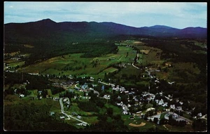 Wilmington Vermont Baseballfeld Luftansicht Postkarte - Bild 1 von 2