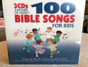 100 Bible Songs for Kids Vol. 1-3 / Kids' Choir/ 3-CD BOX SET, w/Lyrics- SEALED - Picture 1 of 5
