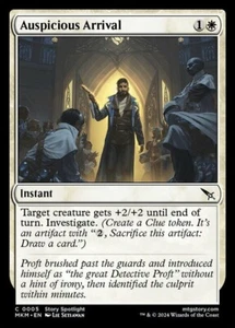 AUSPICIOUS ARRIVAL X 4 N/M MURDERS AT KARLOV MANOR MAGIC THE GATHERING - Picture 1 of 1