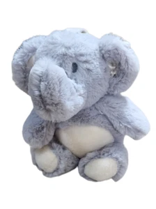Kellytoy Lovey Security Plüsch Rassel grau cremefarben Satin Ohren - Bild 1 von 3