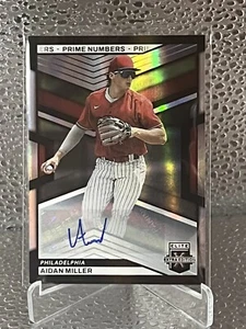 2023 Panini Elite Extra Edition Aidan Miller Auto Phillies 1/9 PRime Numbers - Picture 1 of 2