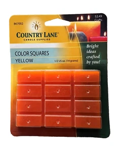 Country Lane Color-Amarillo - 36 piezas para hacer velas lo suficiente como para teñir 100# de cera - Imagen 1 de 1