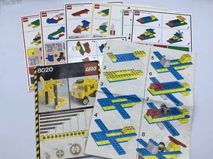 Lote de 10 manuales de instrucciones vintage de Lego libros construcciones semanales solo tarjetas - Imagen 1 de 9