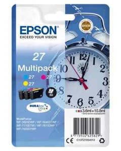 EPSON T2705 27 MULTIPACK ORIGINALE WORKFORCE WF-3620DWF/WF-7620DTWF/WF-7710DWF - Imagen 1 de 1