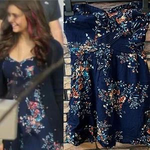 Kimchi Blue Grecian Strapless Dress SA ASO Elena Gilbert Size XS TVD Season 6 - Picture 1 of 5