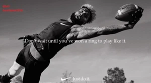 Classic  Nike Odell Beckham Jr  "Just Do It"  Reproduction Print Ad - Bild 1 von 1