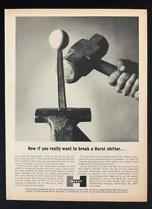 1966 Hurst Performance Shifter Vintage print ad ready to frame and display - Picture 1 of 1