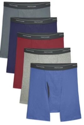 Calzoncillo boxer de algodón 5 colores lisos Fruit of the Loom CoolZone Fly XL 40-42 Foto 1 de 4