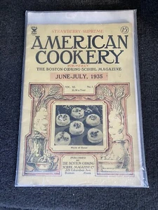 american cookery magazine 1935 june july strawberry supreme Vintage - Picture 1 of 1