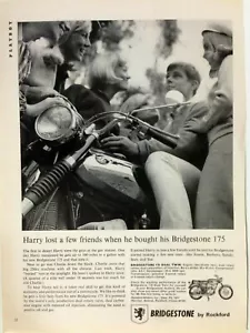 Publicidad impresa Bridgestone 175 1966 para motocicleta - Imagen 1 de 2