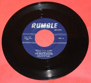 THE ROCKIN' RAVENS "ROCK THIS JOINT" / "BOPPIN' THE BLUES" on RUMBLE NM -HEAR IT - Picture 1 of 2