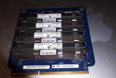 8GB Apple Memory Riser Board for Mac Pro A1186 PBA D37706-501 - Image 1 of 2
