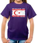Turkish Republic Of Northern Cyprus Flag - Kids T-Shirt - Cypriot Love
