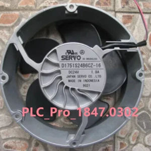 1PCS NEW NIDEC D1751S24B6CZ-16 24V FOR ABB inverter cooling fan Fast delivery - Picture 1 of 3