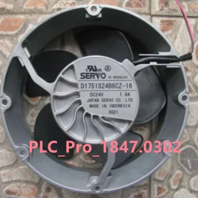 1PCS NEW NIDEC D1751S24B6CZ-16 24V FOR ABB inverter cooling fan Fast delivery - Image 1 of 3