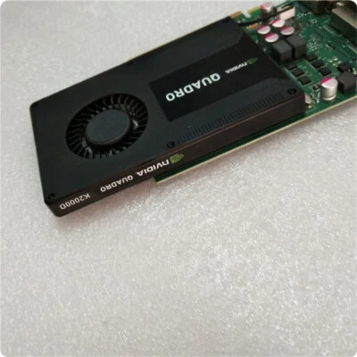 HP Nvidia Quadro K2000D 2GB GDDR5 PCIe 2.0 x16 Dual DVI 1x Mini DP Video Card - Image 1 of 4