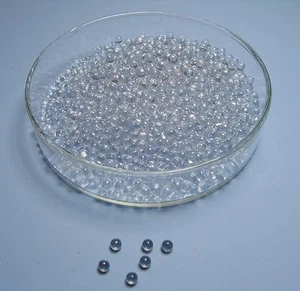 FLINT GLASS / SODA LIME BEADS 4 mm COLUMN PACKING 1 lb - Picture 1 of 1