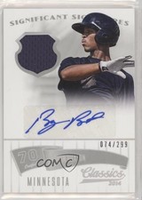 2014 Classics Significant Signatures Materials Silver Jerseys Byron Buxton Auto