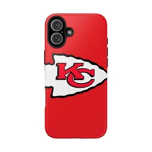 Funda de teléfono resistente Kansas City Chiefs, cubierta Samsung de fútbol americano NFL iPhone, duradera - Imagen 1 de 108