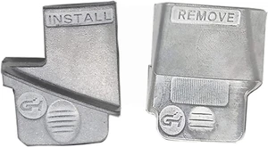 2PZ Metallo Strumenti per La Rimozione/Installazione Della Cinghia Elastica, Str - Foto 1 di 6