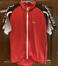 Louis Garneau Cycling Jersey, Red Full Zip, Size XL, Excellent Condition!!