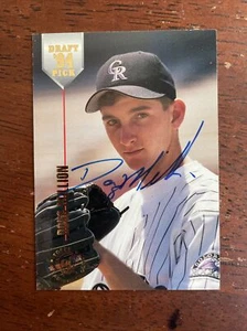 DOUG MILLION 1994 TOPPS STADIUM CLUB AUTOGRAPHED SIGNED AUTO ROCKIES 3 - Picture 1 of 3