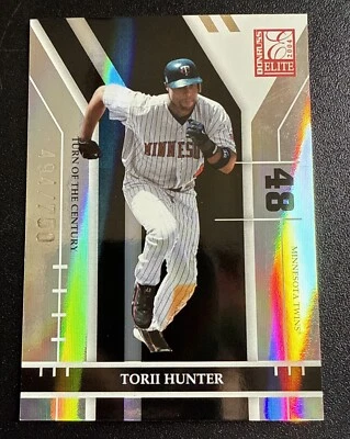 2004 Donruss Elite Turn of the Century #39 Torii Hunter Twins  /750 - Image 1 of 3