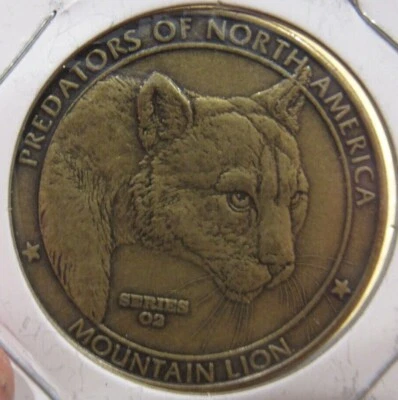 Ficha de Club de Caza Norteamericana Vintage Mountain Lion Serie 2 Foto 1 de 2